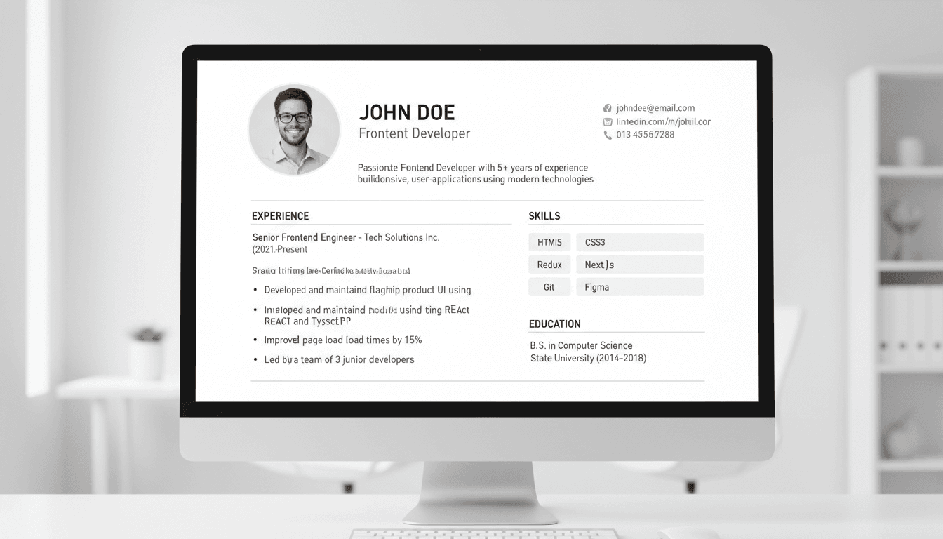 GitHub Resume Builder | Transform Your Repos into Professional Resumes ...